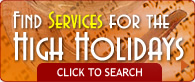 Find High Holiday Services