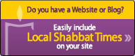 Shabbat Times Widget