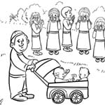 Danny & Dina Coloring Pages - Find Danny & Dina - Jewish Kids