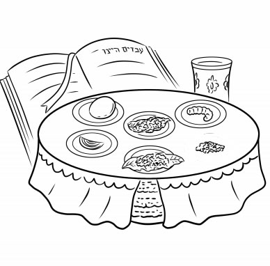 12-Page New Passover Coloring Book - Printables - Jewish Kids