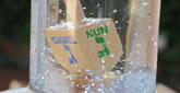 Glittery Dreidel Snow Globe - Children’s Crafts - Jewish Kids