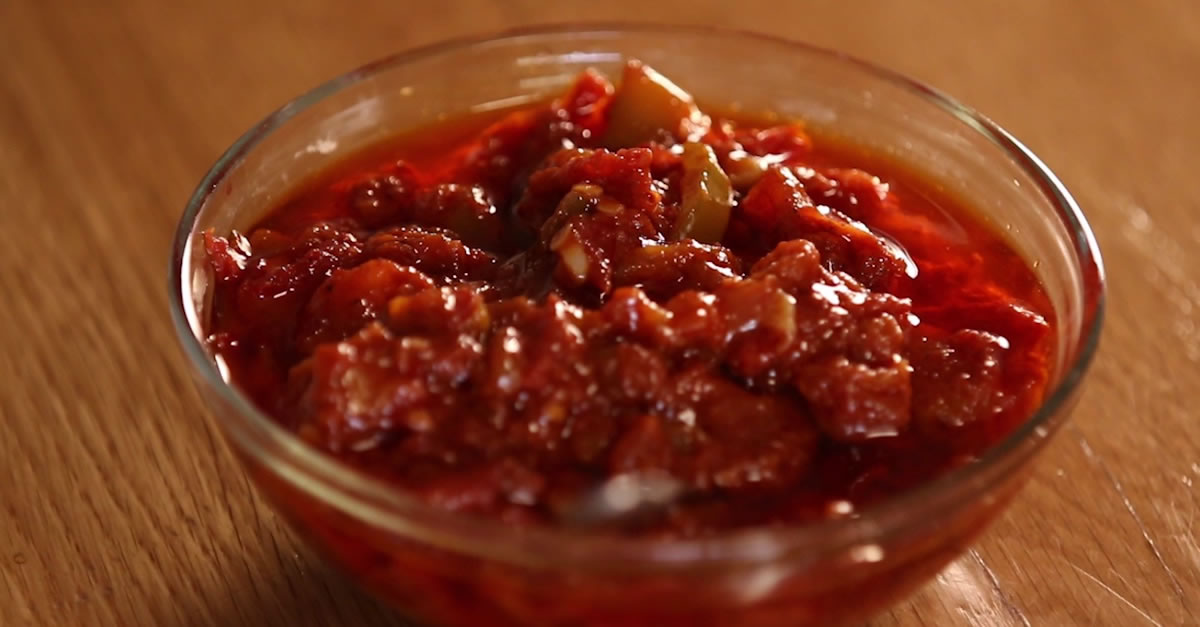 Matboucha Spicy Moroccan Tomato Dip Kosher Recipes & Cooking