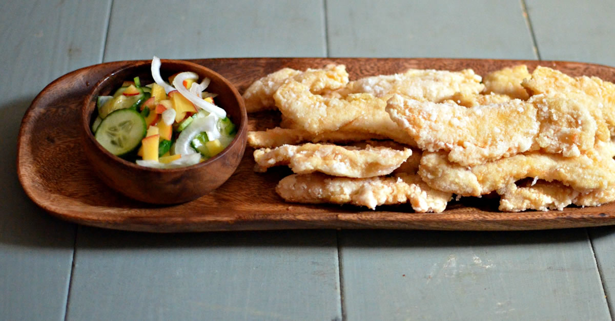 KosherForPassover Potato Starch Fried Chicken Shnitzel