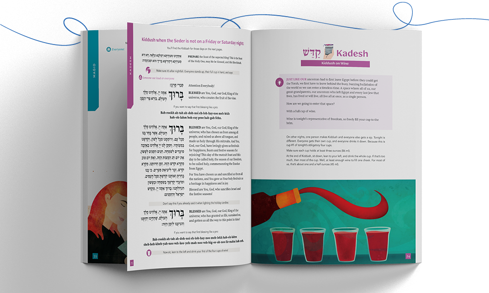 The Chabad.org Haggadah features cutting-edge, friendly translation