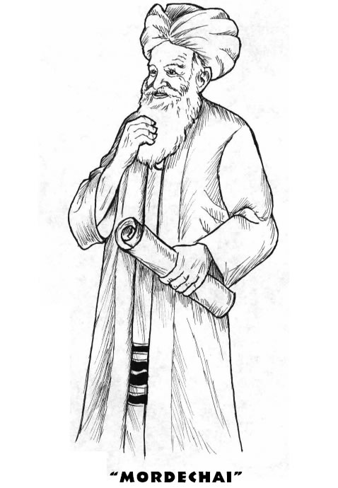 Mordechai - Coloring Book - Jewish Kids
