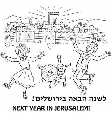Print Pesach Coloring Pages 6